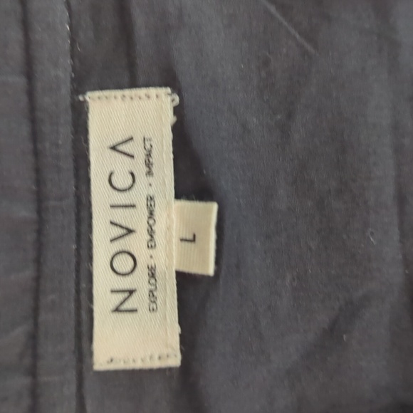 Novica Printed Cotton Jacket with Various Motifs from India, "Blissful Variety" - Picture 7 of 9